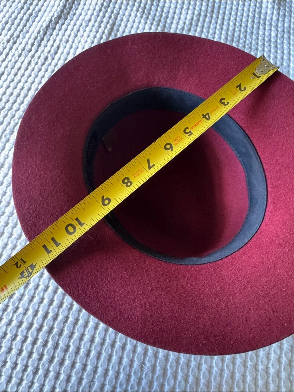 Goorin Bros Wine Fedora with Tan Band